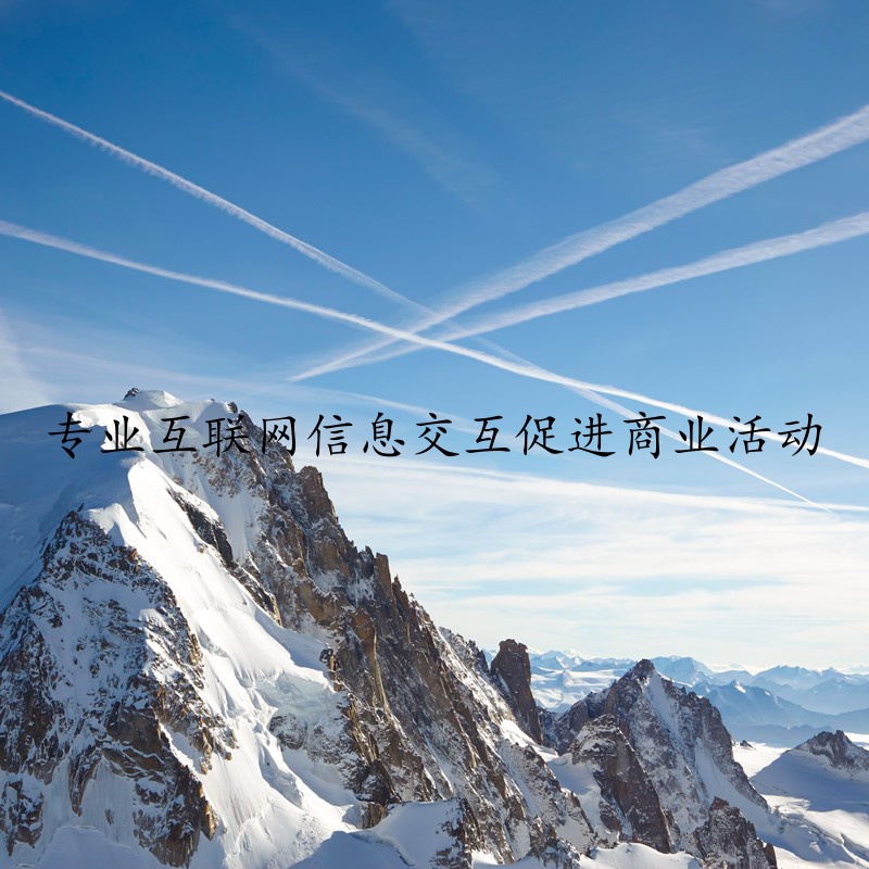 专业互联网信息交互促进商业活动