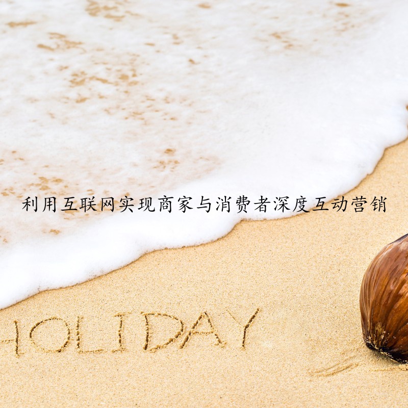 利用互联网实现商家与消费者深度互动营销