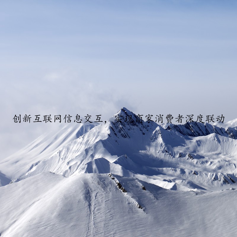 创新互联网信息交互，实现商家消费者深度联动
