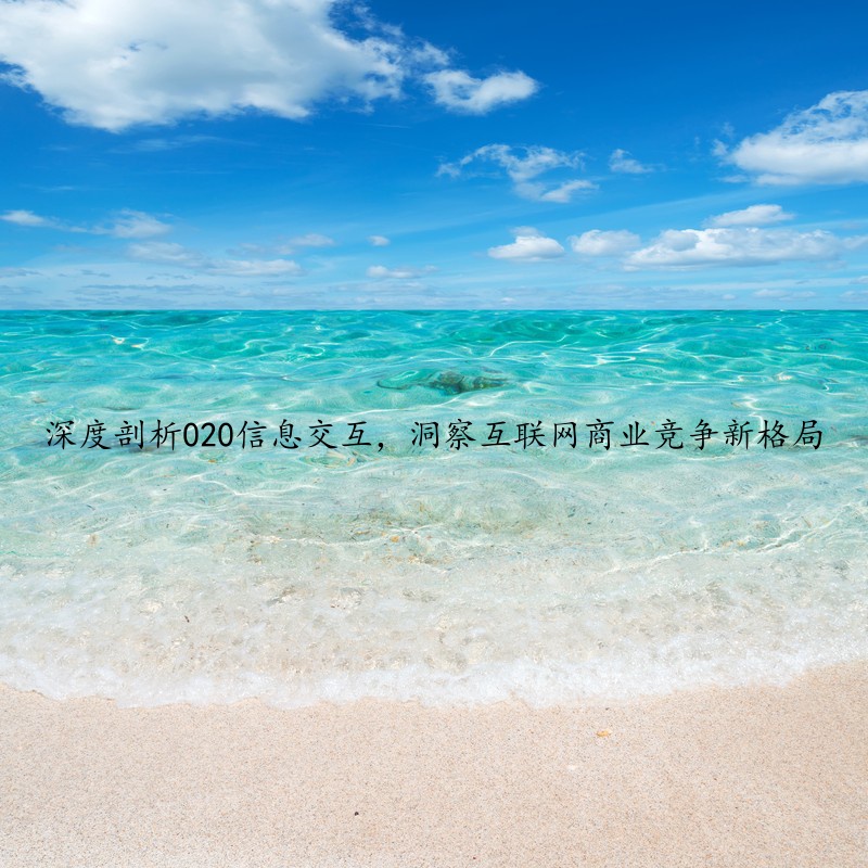 深度剖析020信息交互，洞察互联网商业竞争新格局