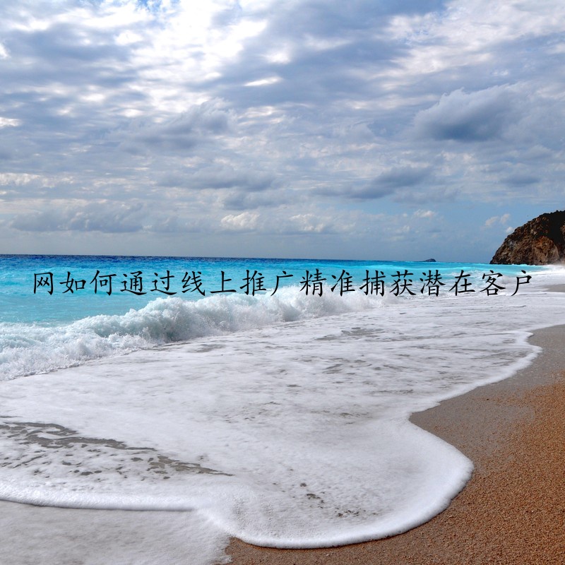 网如何通过线上推广精准捕获潜在客户