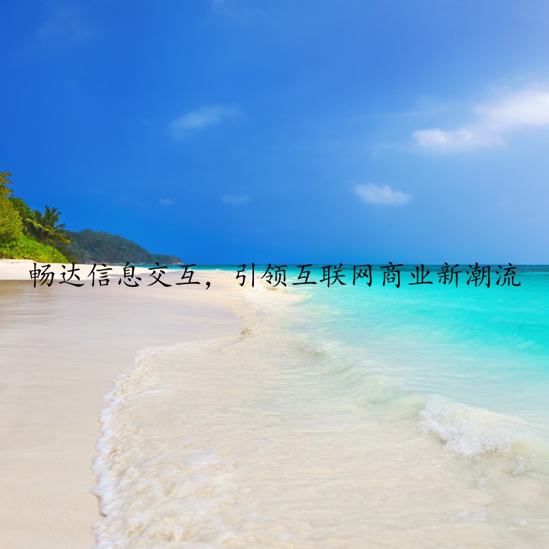 畅达信息交互，引领互联网商业新潮流
