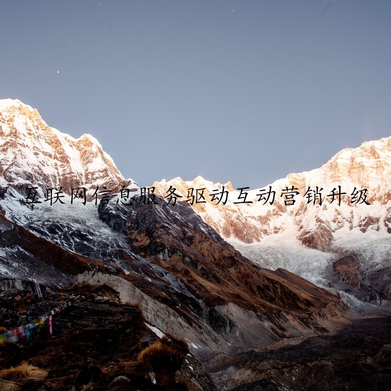 互联网信息服务驱动互动营销升级