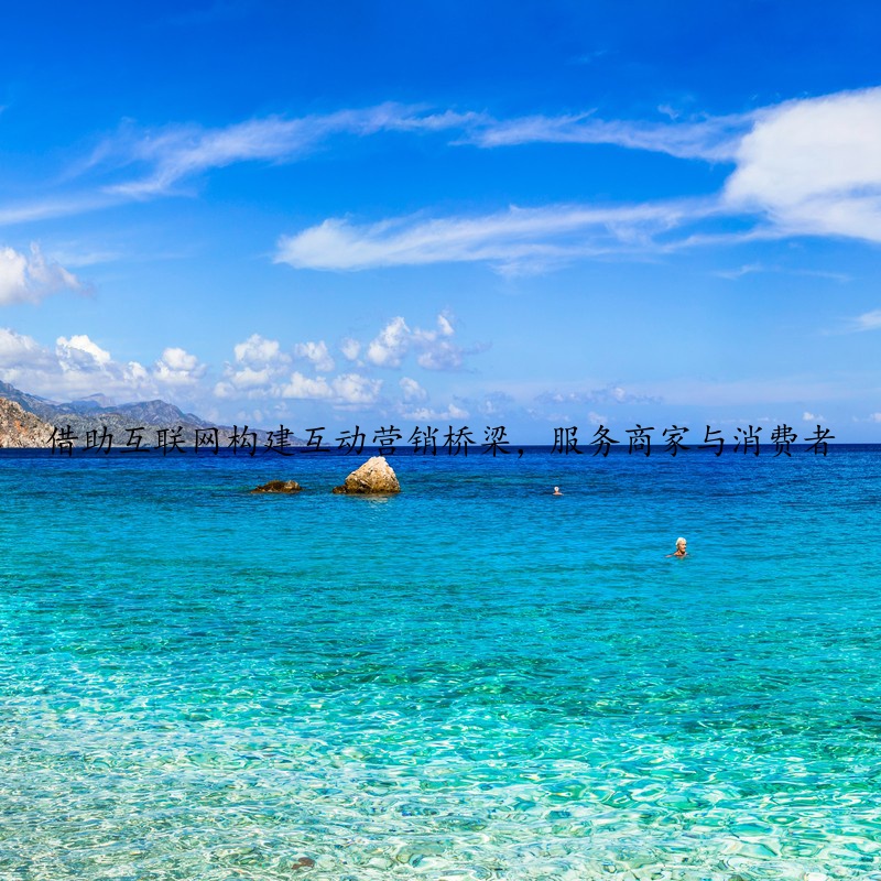 借助互联网构建互动营销桥梁，服务商家与消费者