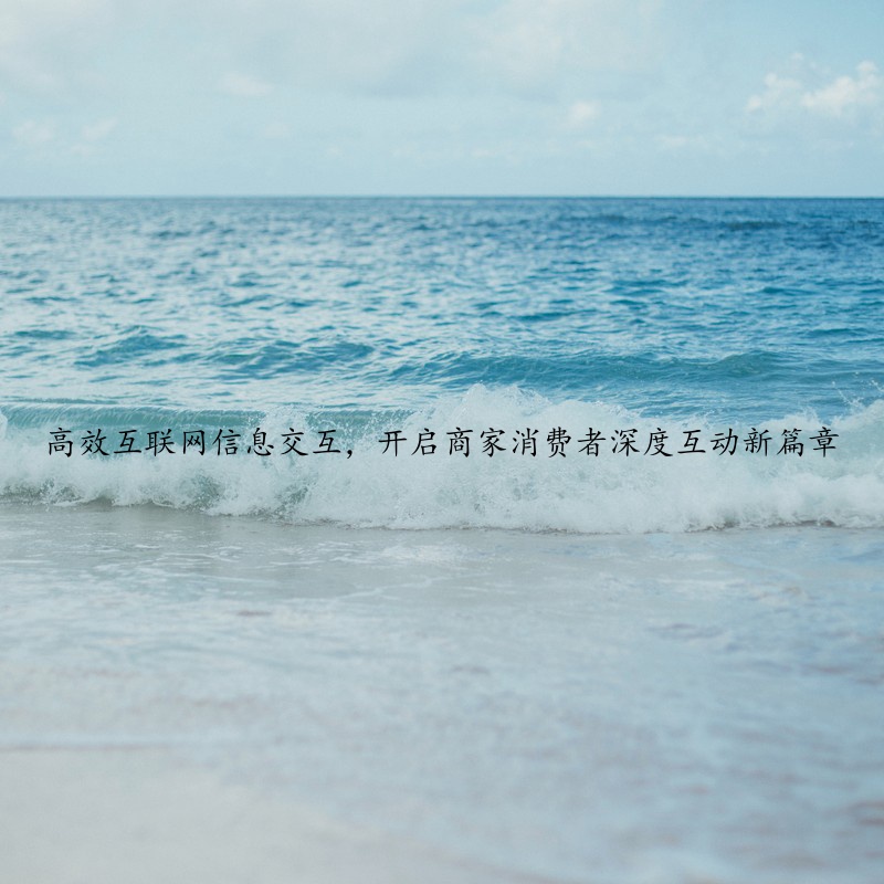 高效互联网信息交互，开启商家消费者深度互动新篇章