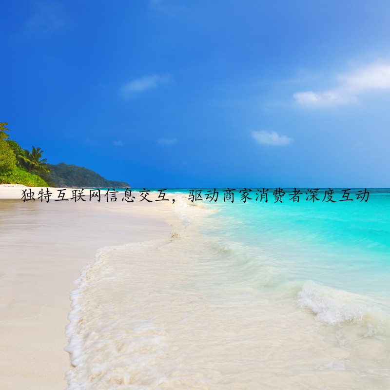 独特互联网信息交互，驱动商家消费者深度互动