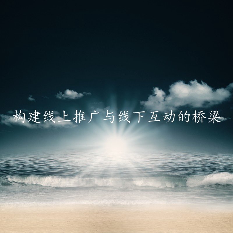 构建线上推广与线下互动的桥梁